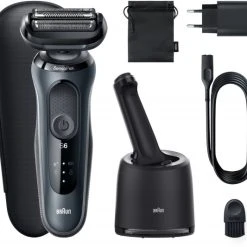 Braun 61-N7000CC Series 6 Rasierer Schwarz/grau