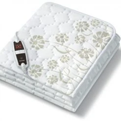 Beurer UB 60 Wärmeunterbett Weiß Mit Dekor