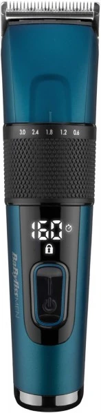 BaByliss E990E Japanese Steel Digital Haarschneider Netz/Akku Blau