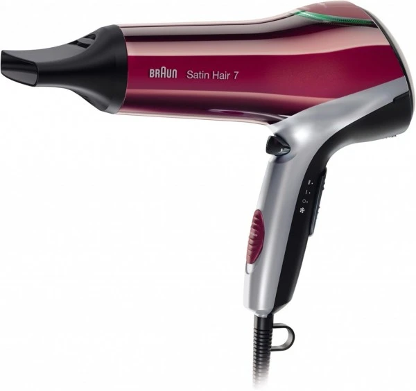 Braun HD770 Color Saver Satin Hair 7 Haartrockner Schwarz/rot â Bild 4