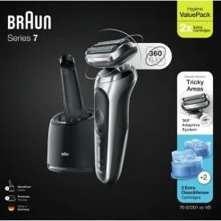 Braun 70-S7201cc + CCR Series 7 Rasierer Silber