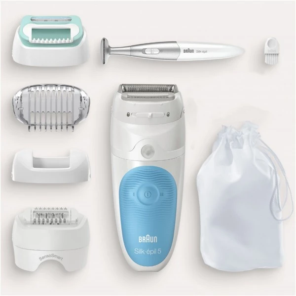 Braun 5-810 Silk-epil SensoSmart Epilierer WeiĂ/blau â Bild 4