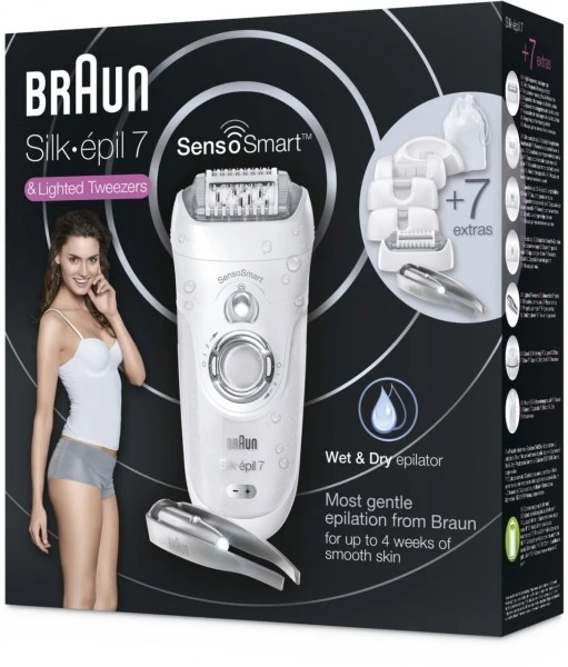 Braun 7-870 Silk-epil SensoSmart Epilierer Weiß 3 Braun 7-870 Silk-epil SensoSmart Epilierer Weiß – Bild 3