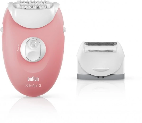 Braun SE 3-44 Silk·epil3 Epilierer Flamingo/weiß