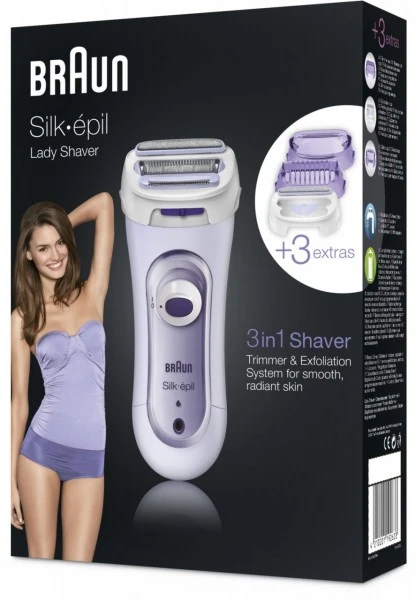 Braun LS 5560 Silk-èpil Damenrasierer Lila – Bild 3
