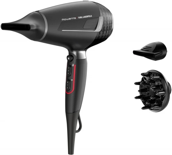 Rowenta CV887L K/Pro Stylist Haartrockner Schwarz/weiß/rot