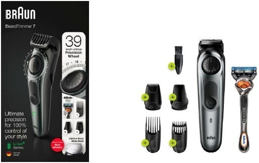 Braun BT 7220 BeardTrimmer Bartschneider Silber â Bild 6