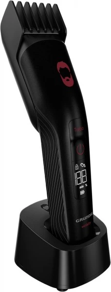 Grundig MC 9030 ProClub Bart-/Haarschneider Matt Schwarz/rot â Bild 6