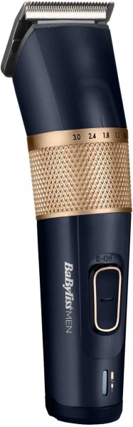 BaByliss E986E Super High Power Haarschneider Netz/Akku Blau/bronze