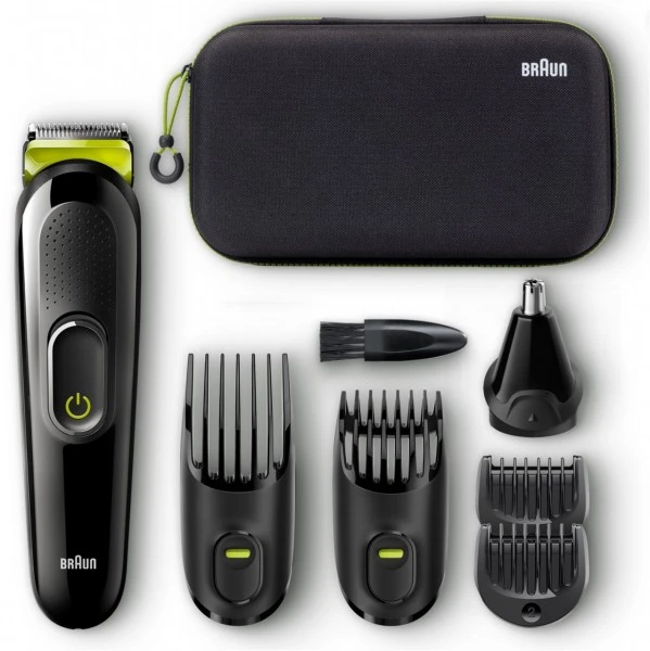 Braun MGK3921 + Organizer Geschenkset Rasierer Schwarz/grün 1 Braun MGK3921 + Organizer Geschenkset Rasierer Schwarz/grün