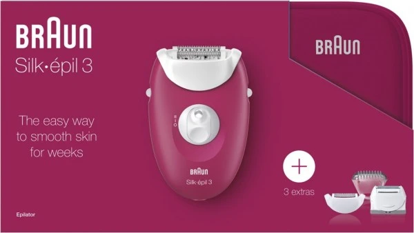 Braun 3-415 GS Silk-epil Geschenkset Epilierer Himbeer â Bild 3