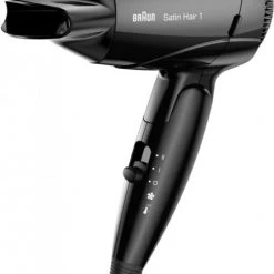 Braun HD130 Satin Hair 1 Style & Go Haartrockner Schwarz