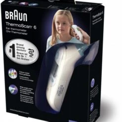 Braun IRT6515 ThermoScan 6 Ohrthermometer Weiß