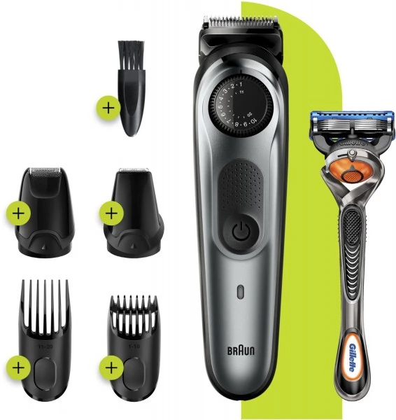 Braun BT 7220 BeardTrimmer Bartschneider Silber â Bild 2