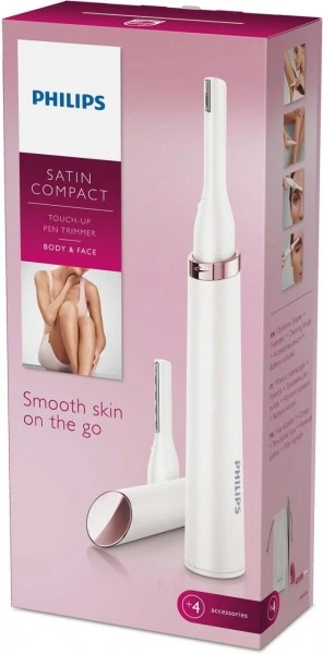 Philips HP6393/00 Gesichtstrimmer Keramik/perlweiß – Bild 3