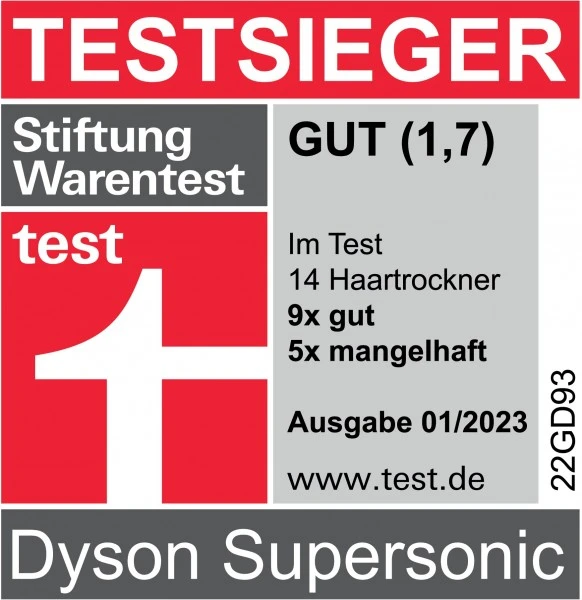 Dyson Supersonic HD07 + Paddlebrush Haartrockner Violettblau/rosĂ© â Bild 4