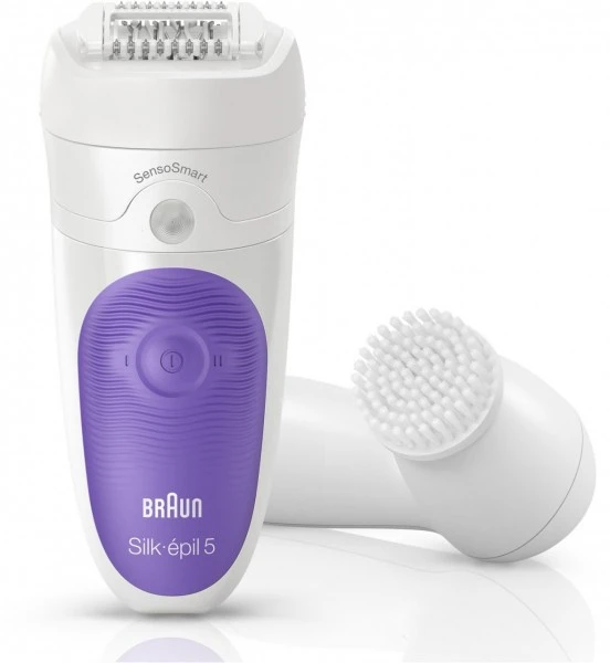 Braun 5-870 Silk-epil SkinSpa SensoSmart Epilierer Weiß/lila – Bild 3