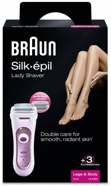 Braun LS 5360 Silk-èpil Damenrasierer Pink – Bild 2