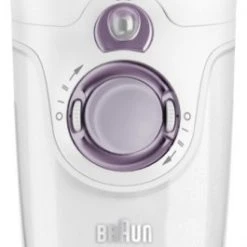 Braun 7951 SkinSpa Silk-épil 7 Wet&Dry Epilierer + Peeling-Bürste Weiß/malve
