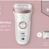 Braun 9-897 Silk-epil 9 Geschenkset Epilierer Weiss/Rosegold
