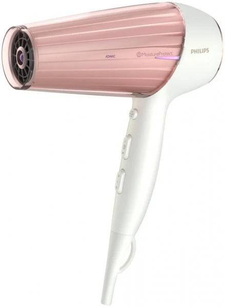 Philips HP8281/00 MoistureProtect Haartrockner Rosa/weiß – Bild 2