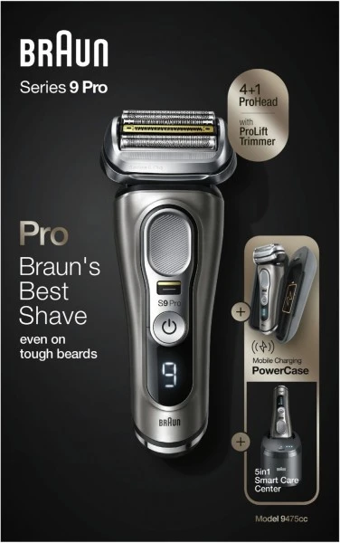 Braun 9475cc System Wet&dry Series 9 Rasierer Noble Metal