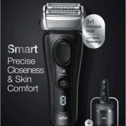 Braun 8460cc System Wet&dry Series 8 Rasierer Schwarz