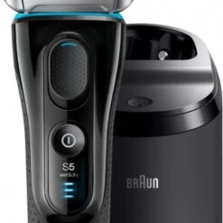 Braun 5190cc + CCR2 Series 5 W&D Rasierer Schwarz/blau