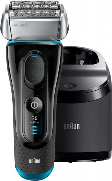 Braun 5190cc + CCR2 Series 5 W&D Rasierer Schwarz/blau