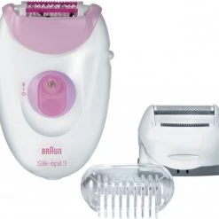 Braun Silk-épil 3 3270 Epilierer Mit 3 Extras, Einschließlich Eines Scherkopfes Und Eines Trimmeraufsatzes