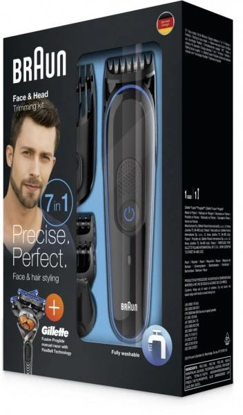 Braun MGK 3045 Körper- Haar- Trimmer Schwarz/blau – Bild 6
