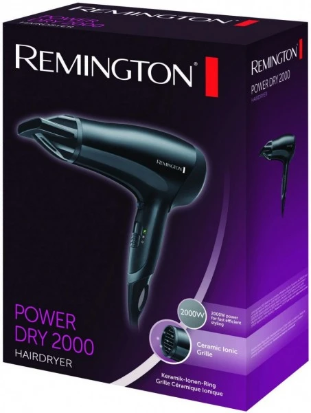 Remington D 3010 Haartrockner Schwarz 2 Remington D 3010 Haartrockner Schwarz – Bild 2