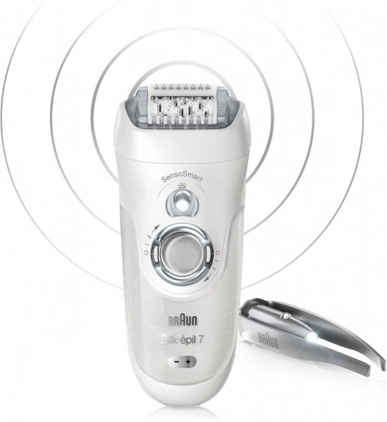 Braun 7-870 Silk-epil SensoSmart Epilierer Weiß 2 Braun 7-870 Silk-epil SensoSmart Epilierer Weiß – Bild 2