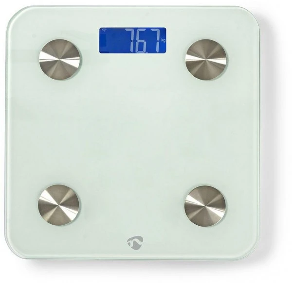 Nedis WIFIHS10WT Körperanalysewaage Weiß