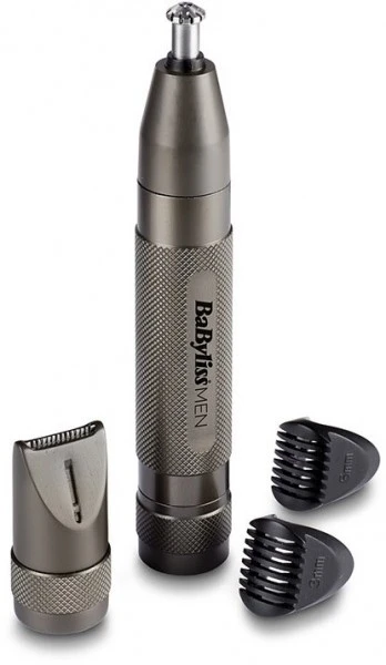 BaByliss E110E Diamond Precision Nasen-/Ohrhaarschneider Grau