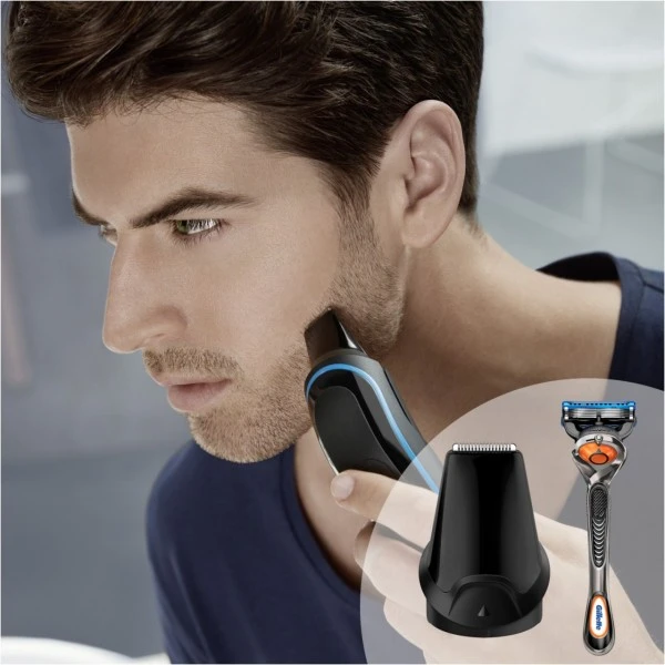 Braun MGK 3045 Körper- Haar- Trimmer Schwarz/blau – Bild 5