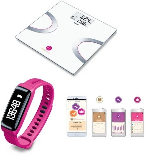 Beurer BF 710/AS 81 BodyShape System 3in1 Diagnosewaage Pink