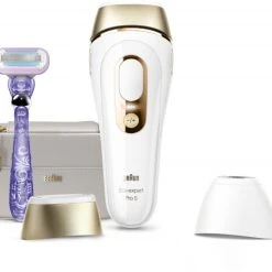 Braun PL5157 Silk-expert Pro 5 IPL Haarentfernungssystem Weiß/gold