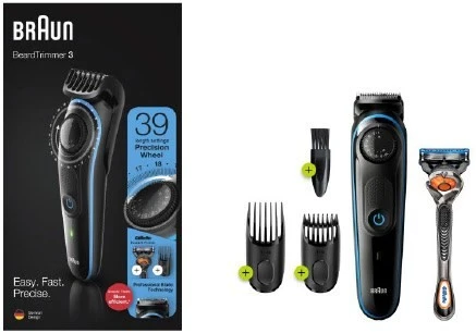 Braun BT 3240 BeardTrimmer Bartschneider Schwarz/blau 4 Braun BT 3240 BeardTrimmer Bartschneider Schwarz/blau – Bild 4