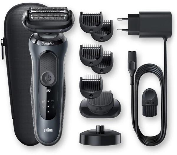 Braun 60-N4500cs Series 6 Rasierer Schwarz/grau