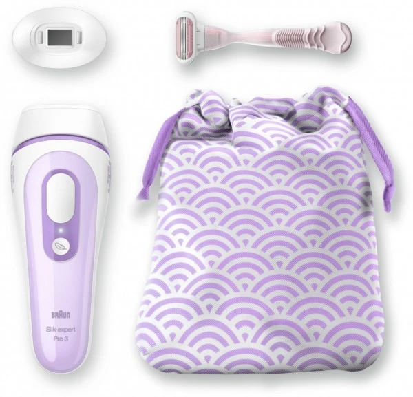 Braun PL3132 Silk Expert Pro 3 IPL Haarentfernungssystem Weiß/lila