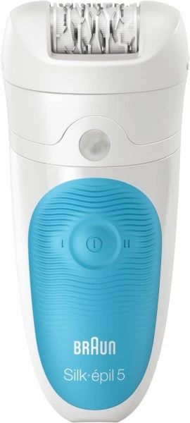 Braun Silk-épil 5 5-511 Kabelloser Wet & Dry Epilierer Mit Einem Aufsatz Blau