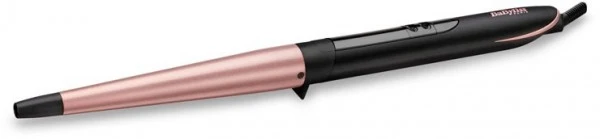 BaByliss C454E Rose Quartz Conical Wand Lockenstab Rose/schwarz