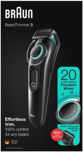 Braun BT3321 BeardTrimmer Bart Und Haarschneider Schwarz 2 Braun BT3321 BeardTrimmer Bart Und Haarschneider Schwarz – Bild 2