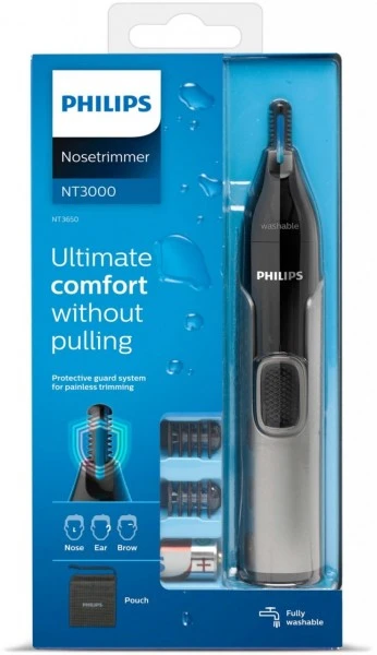Philips NT3650/16 Nasen-/Ohrhaarschneider Grau â Bild 3