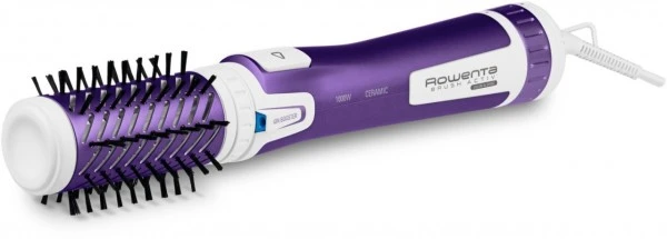 Rowenta CF9530F0 Brush Activ Volum & Shine Warmluft-Stylingbürste Weiß/violett 1 Rowenta CF9530F0 Brush Activ Volum & Shine Warmluft-Stylingbürste Weiß/violett