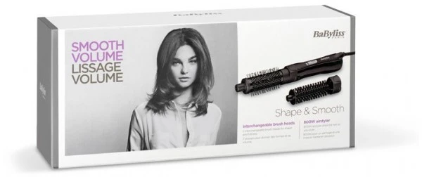 BaByliss AS82E Shape & Smooth Warmluft-Stylingbürste Schwarz – Bild 4