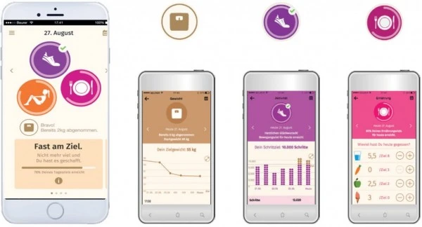 Beurer BF 710/AS 81 BodyShape System 3in1 Diagnosewaage Pink â Bild 4