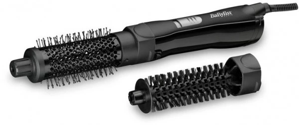 BaByliss AS82E Shape & Smooth Warmluft-StylingbĂĽrste Schwarz
