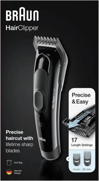 Braun HC5050 HairClipper Haarschneider Schwarz â Bild 2